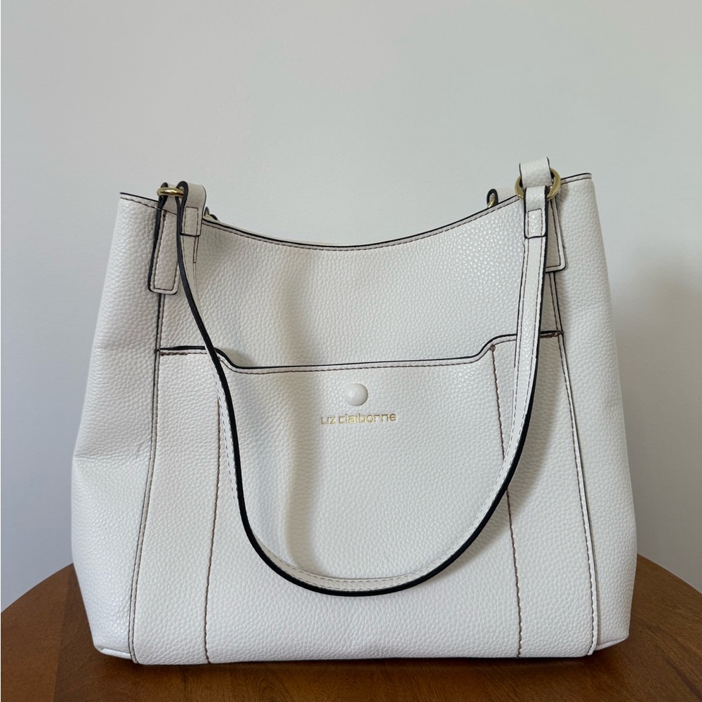 Liz Claiborne White Shoulder Bag